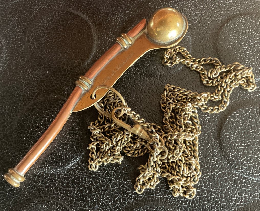 Ναυτικά αντικείμενα - Ορείχαλκος- Oud bootmansfluitje #1.0