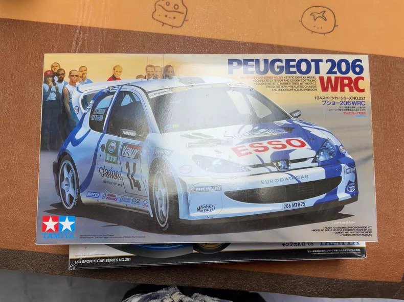 Tamiya 1:24 - Modelbil - Peugeot 206 WRC #1.0