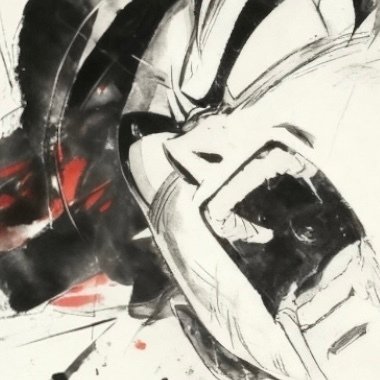 Naro - Canvas [XL] - Saiyan Howl – Ink Ascension #3.2