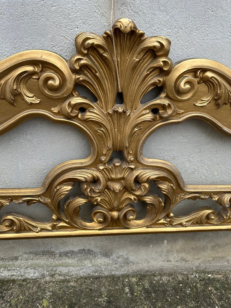 Ram  - Trä, guldblad - Guldsänggavel #4.3