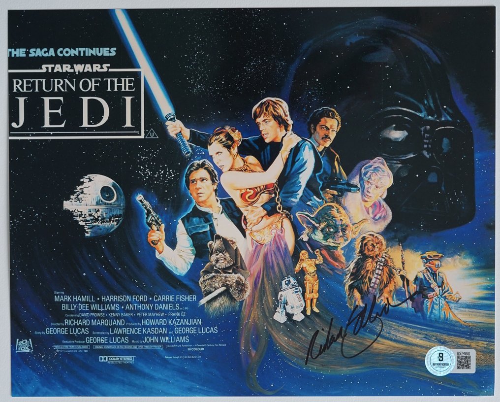Star Wars - Richard Edlund ( Academy Awards, Best Visual Effect 1978) - Autograph, Photo with Beckett COA #1.0