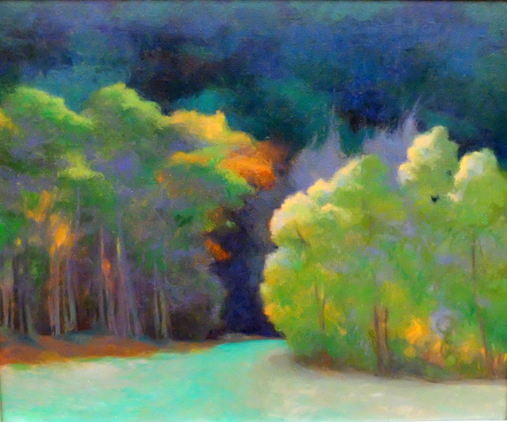 École espagnole (XX) - Ecos de color en el bosque #1.0