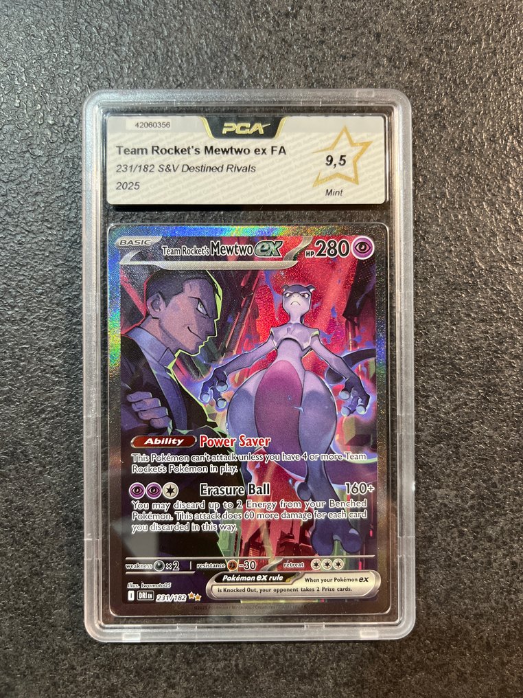 Pokémon - 1 Graded card - Team Rocket's Mewtwo EX - PCA 9.5 #2.1