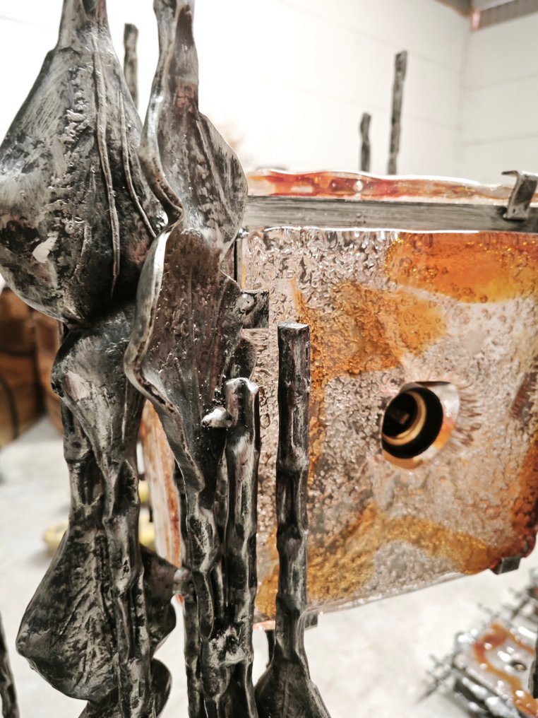 落地灯 - 布鲁塔利斯莫 - 金属, 玻璃 #4.3