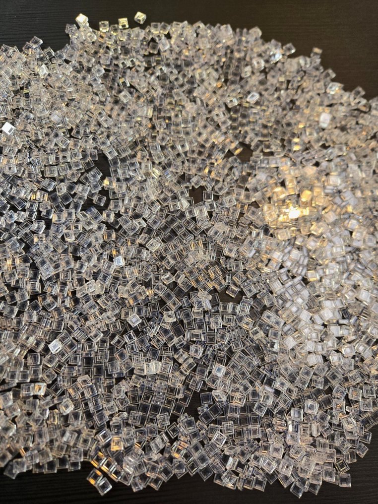 Lego - Jouet New Tile 1 x 1 Trans-Clear 3000pcs #1.0