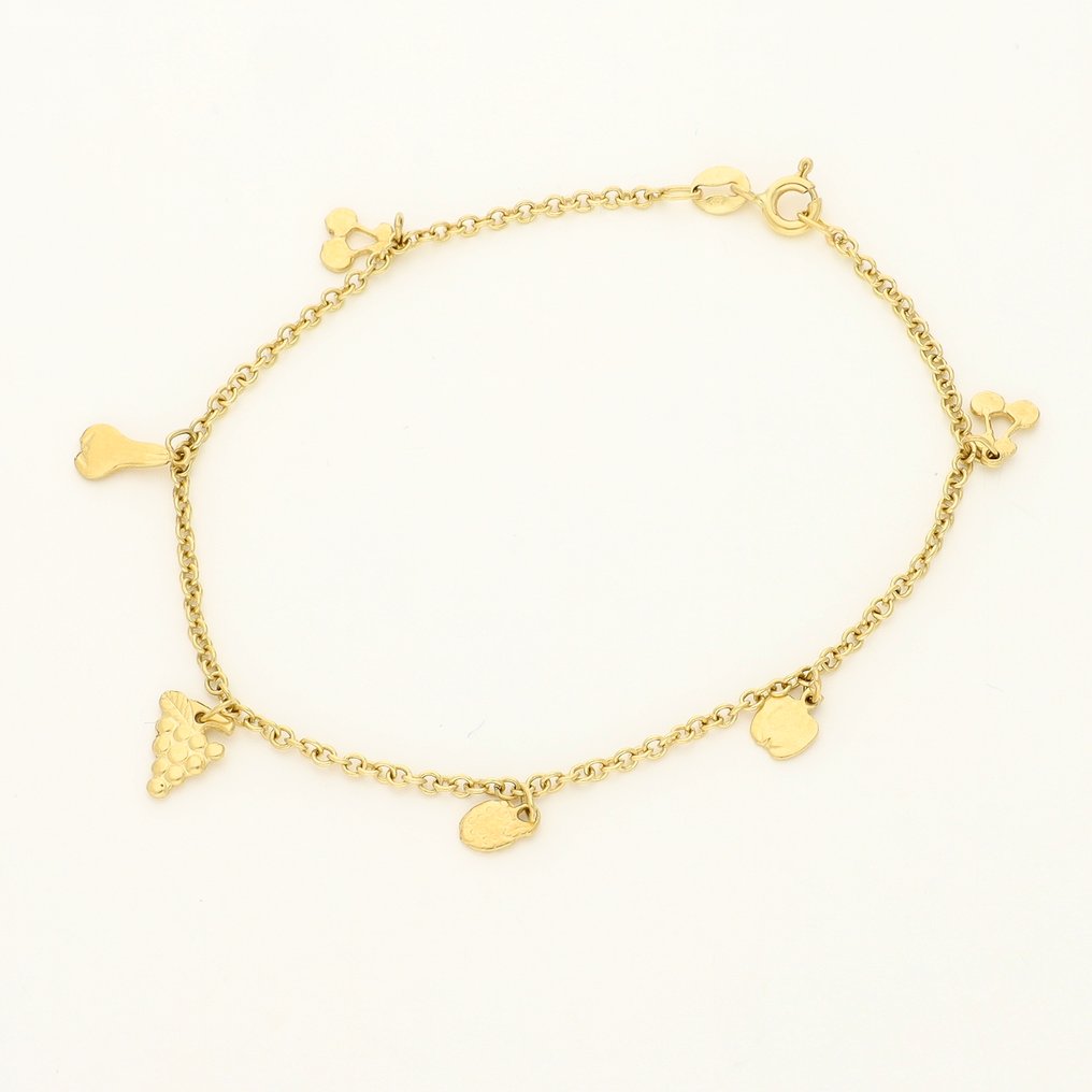 Bracciale con charm - 18 carati Oro giallo #1.0