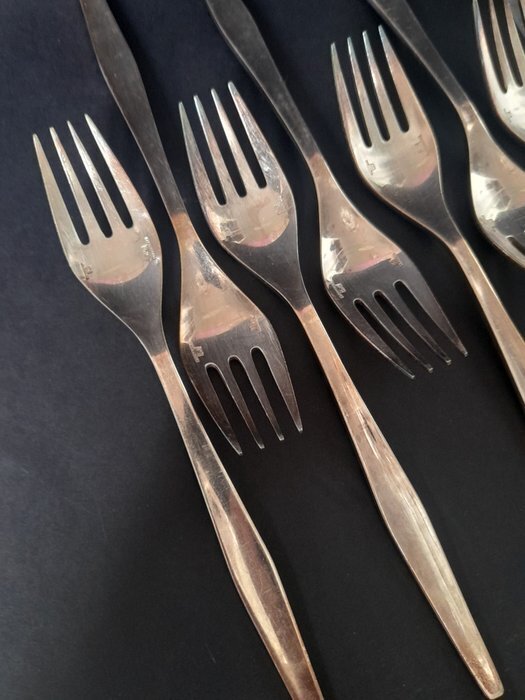 Christofle - Lino Sabattini - Fourchette (12) - Orly - Plaqué(e) argent #1.0