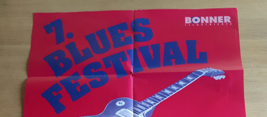 Bonn Blues Festival - Poster, Ensemble de 2 affiches de concert originales (1990 & 1993) #1.0