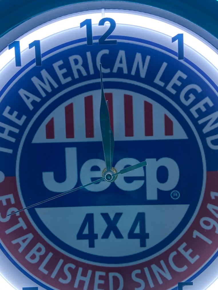 Sign - Jeep 4x4 - Horloge Néon #1.0