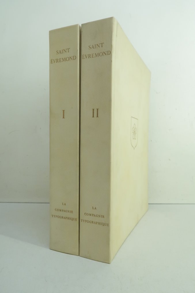 Saint-Evremond - Œuvres [tirage unique à 88 ex. num. sur vélin] - 1954 #1.0