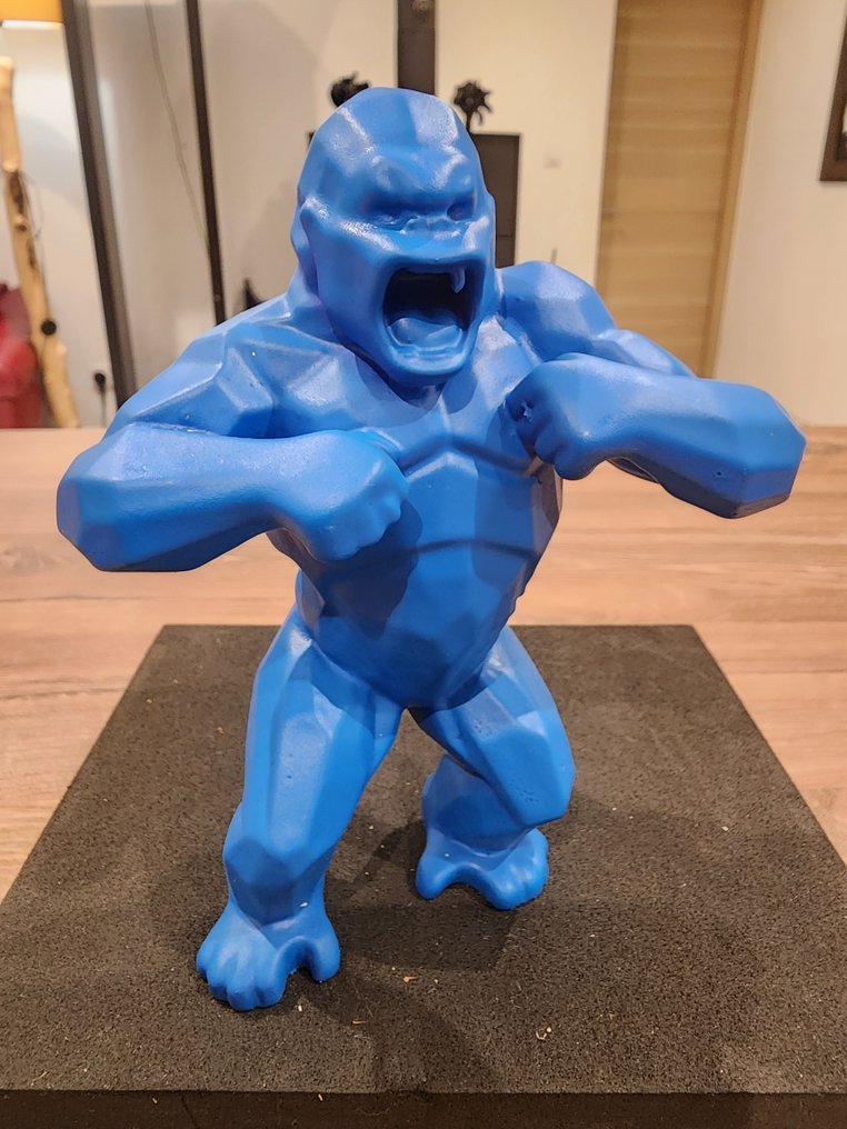 Richard Orlinski (1966) - Γλυπτό, Kong Pigments - 13 cm - Ρητίνη - 2016 #4.3