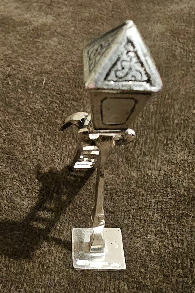 Miniatűr figura - Lantaarnmaker - .835 ezüst #4.3