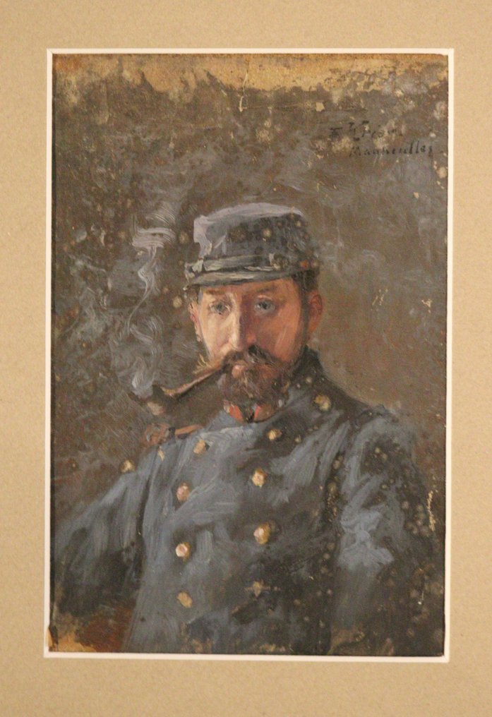 Étienne-Auguste Krier (1875-1953) - Portret van een soldaat #3.2