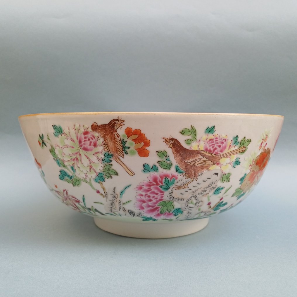 Μπολ - Famille Rose Punchkom - Πορσελάνη - Qianlong Punchbowl #3.2
