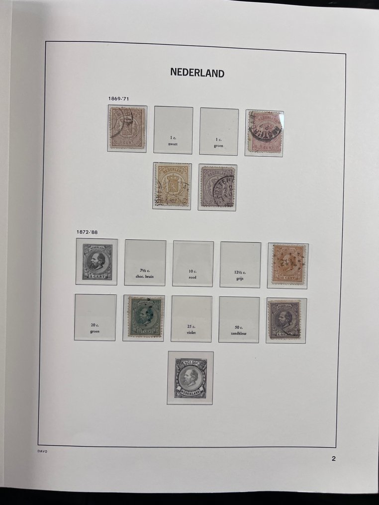 世界  - 荷兰、越南和奥地利的收藏，收录于2本Davo相册中 #1.0