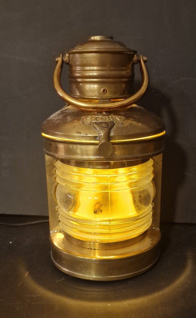 Navigation lamp - Koper, Glas, Messing #2.1