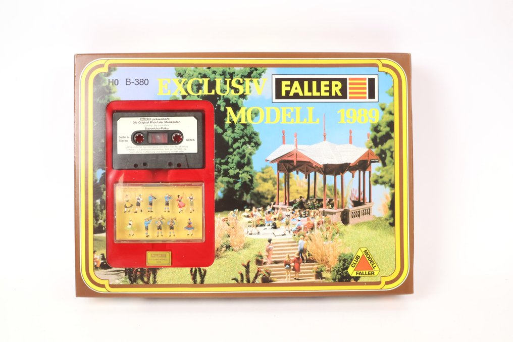 Faller H0 - B-380 - Κιτ κατασκευής τρένων μοντελισμού (1) - Μουσική chapel με χορευτές στο paviljoen 'Exclusief model 1989'. #1.0