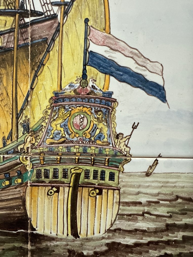  瓷磚 - 船：七省 - 瓷砖壁画 - 1950-1960  #2.1