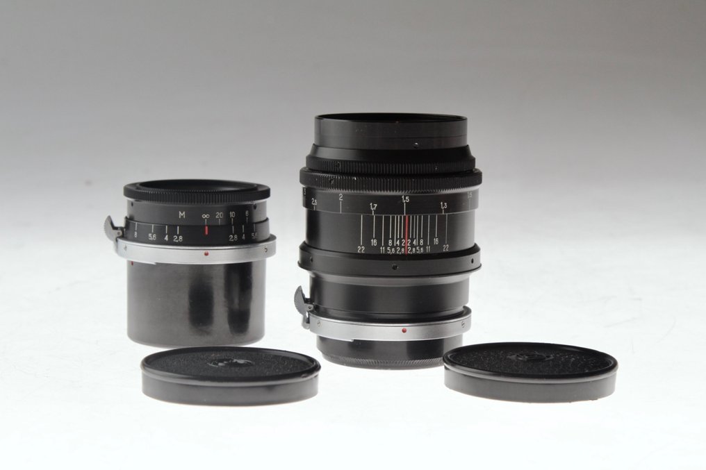 KMZ Krasnogorsk 2/85mm (Jupiter-9) + 2,8/35mm (Jupiter-12) Objectif d’appareil photo #1.0