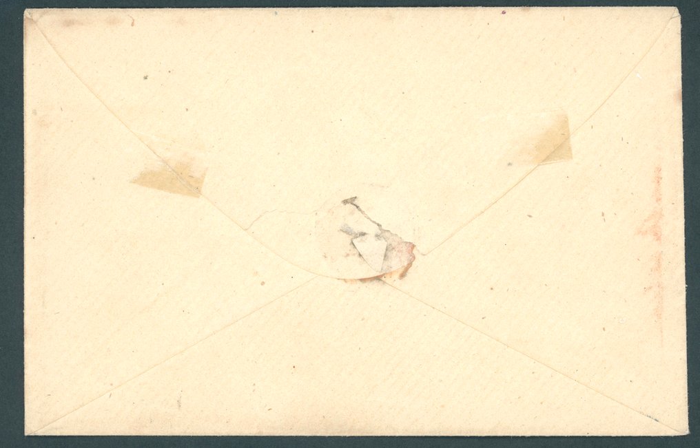 奥尔登堡 1852 - 邮寄信件、信件碎片和单张邮票1/30 Th，不同类型 - Mi.Nr. 2 Typ I, II und IV #2.1