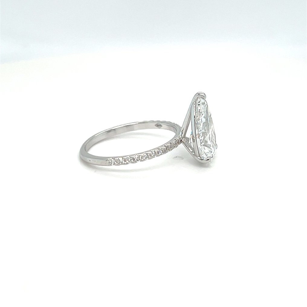 没有保留价 - 戒指 - 14K包金 白金 -  2.24ct. tw. 钻石 (实验室培育) - 钻石 #3.2