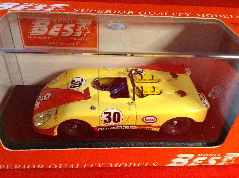 Best Box 1:43 - Modell versenyautó  (2) - ref. #9150 Porsche 908/2K Flunder Le Mans 1971 #30 Cosson/Leuze - ref. #9110 Porsche 908/2K Flunder Le Mans 1972 #67 Poirot/Franjon #2.1
