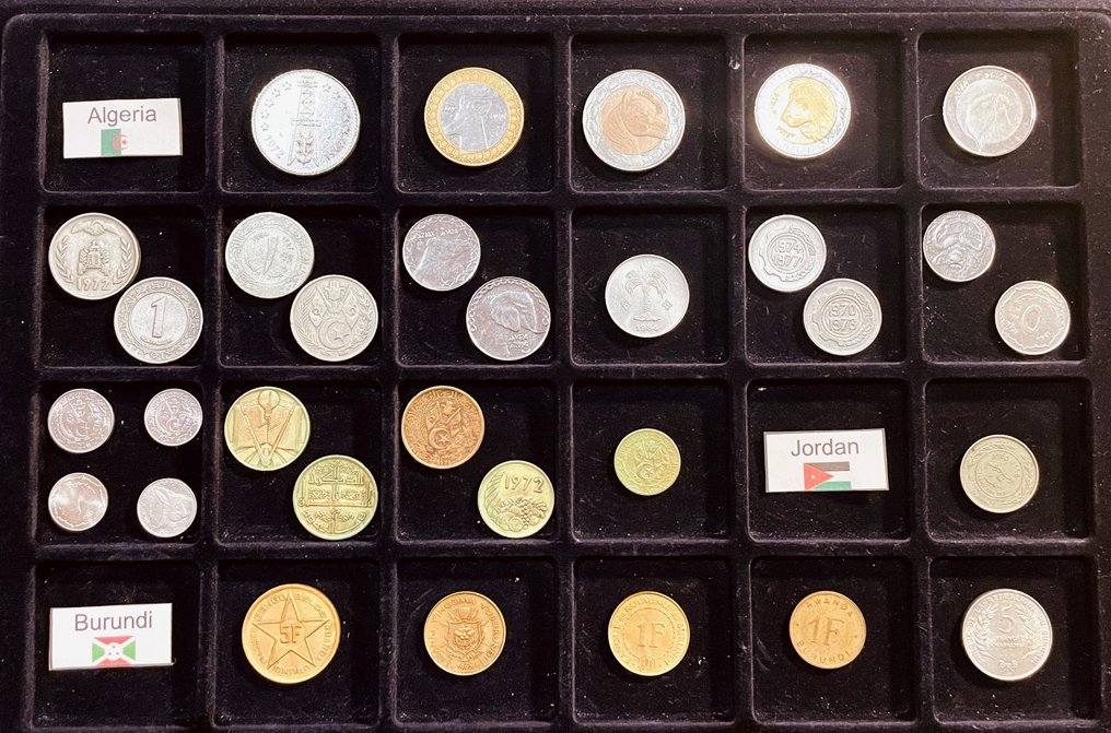 Αφρική, Τουρκία & Μέση Ανατολή. Verzameling van 482 munten 20ste eeuw  (χωρίς τιμή ασφαλείας) #3.2