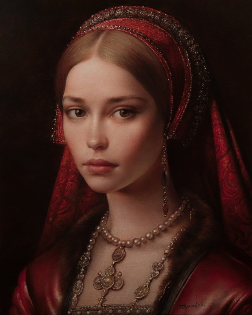 Piotr Topolski (XX-XXI) - Girl in Red #1.0