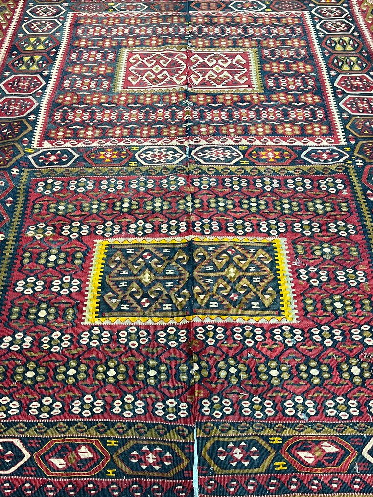 古老的哈萨克地毯 - 地毯 - 390 cm - 177 cm #3.2