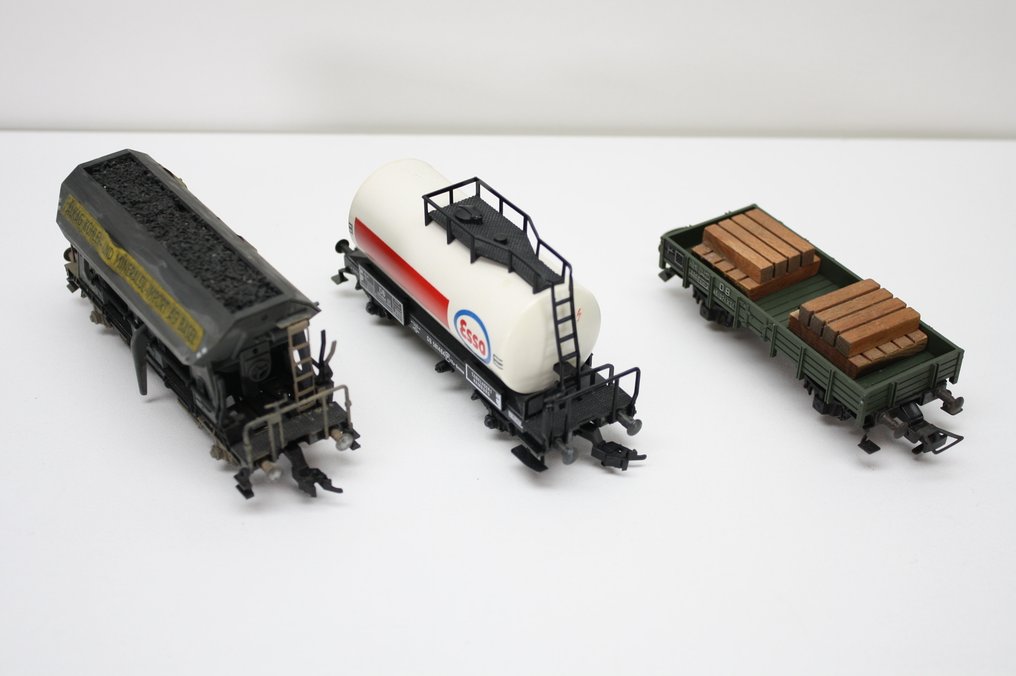 Märklin H0 - Carrozza passeggeri di modellini di treni (8) - Marklin 8 carri merci #2.1