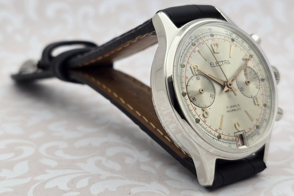Chronographe Suisse - Electra - Cal. Landeron 187 - No reserve price - Men - 1900-1949  #2.1