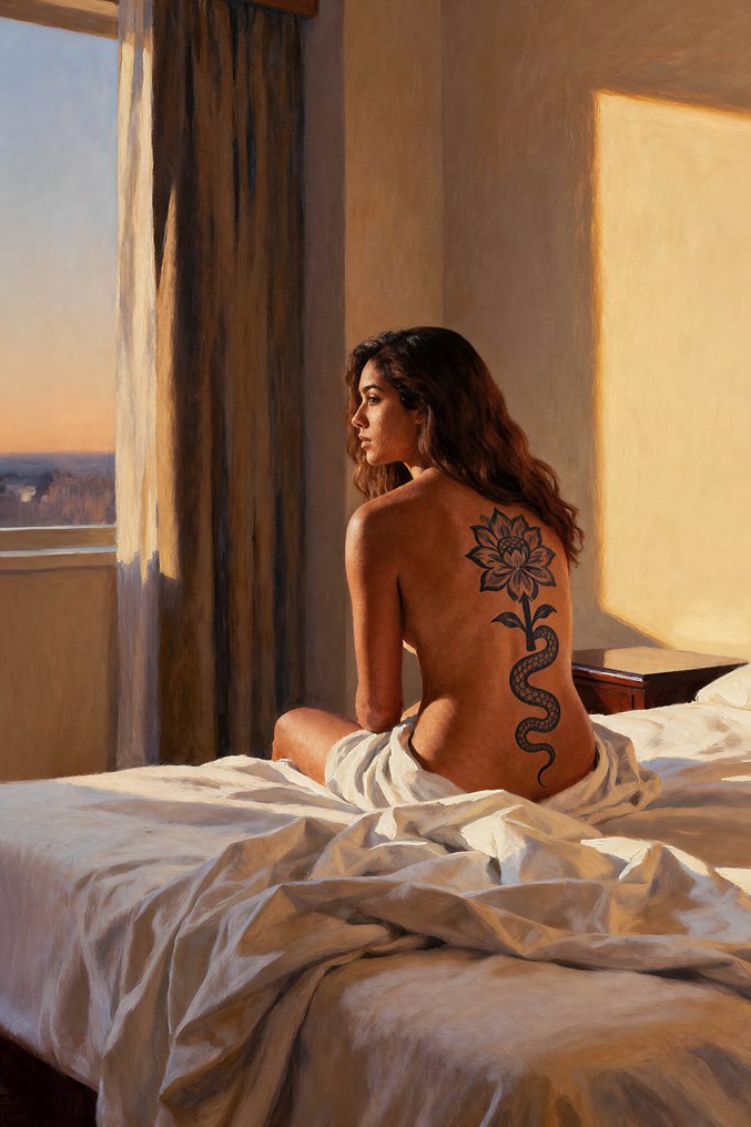 Le Yack - Late Afternoon Silence - Hand signed #1.0