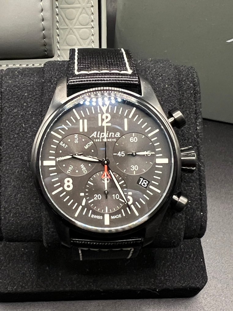 Alpina - Startimer Pilot Chronograph - χωρίς τιμή ασφαλείας - AL371BB4FBS6 - Άνδρες - 2010-2020  #1.0