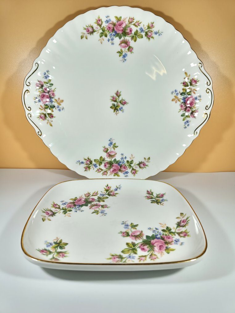 Royal Albert - Royal Albert - Serving tray (2) - Bone - Royal/Moss Rose/(c.1957) #2.1
