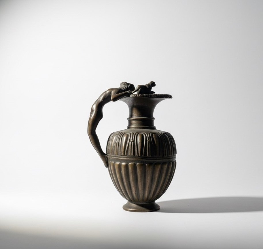 Karaf - Brons - Bronzetto, brocca, replica #2.1