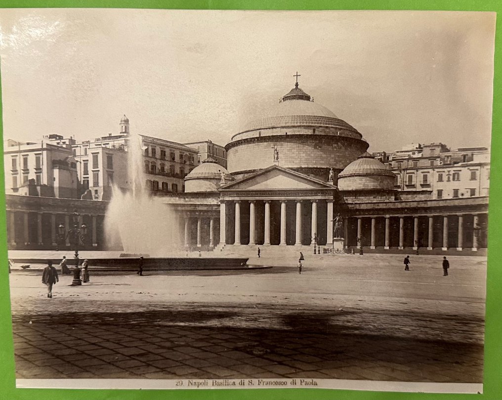 anonimo - Napoli - Coppia di fotografie antiche dell’800 #1.0