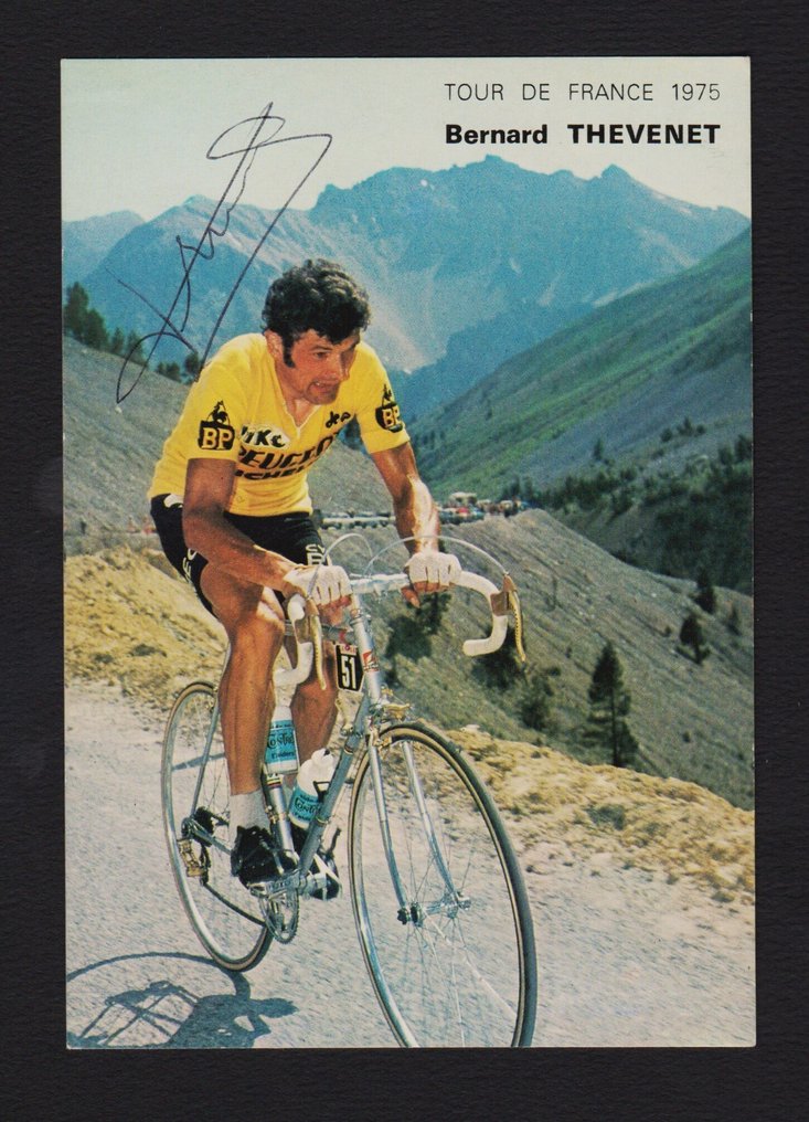 環法單車賽 - Bernard Thevenet - 1975 - 签名卡片  #1.0