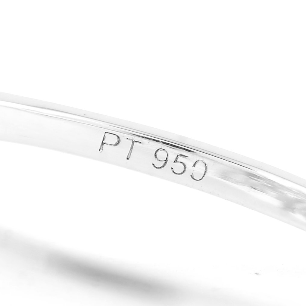 No reserve price - Ring Platinum - 1.54ct. tw. Emerald - Sapphire #4.3