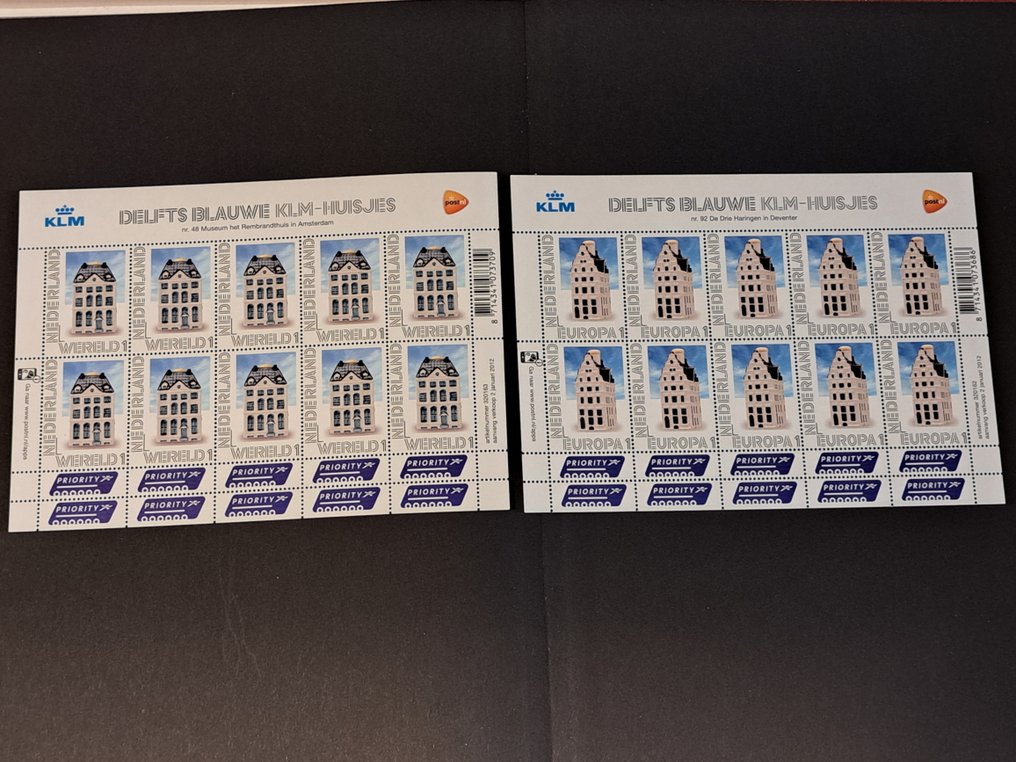 Nederland 2011/2016 - 9 verschillende uitgiftes 2011/2017 internationaal + "1" in postfrisse velletjes. #1.0