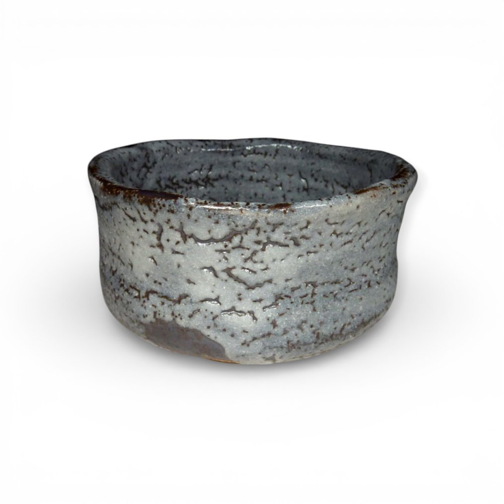 加藤春定鼠志野茶碗——现代美浓陶艺家在历史悠久的志野传统中工作 - 瓷器 - Katō Harusada - 日本 - 昭和年代(1926-1989) #2.1