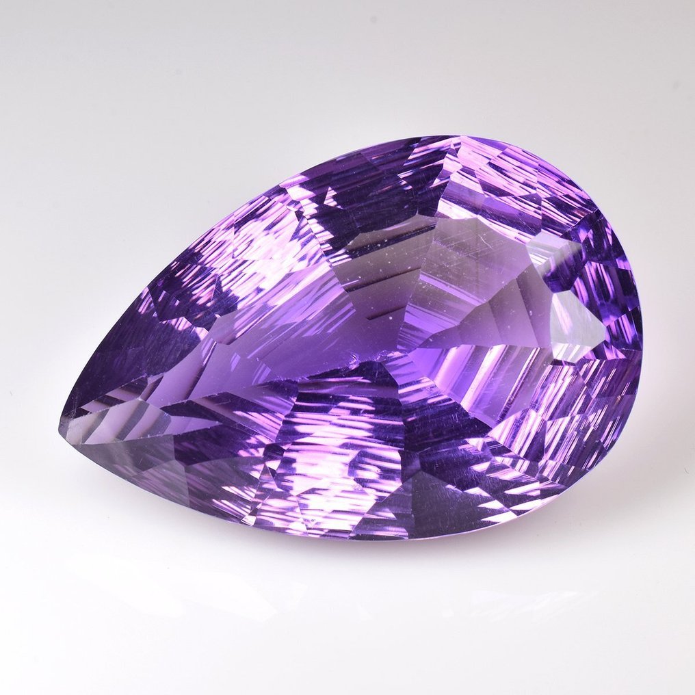 没有保留价 - 1 pcs 紫色 紫水晶 - 33.73 ct - 安特卫普宝石检测实验室(ALGT) #3.2