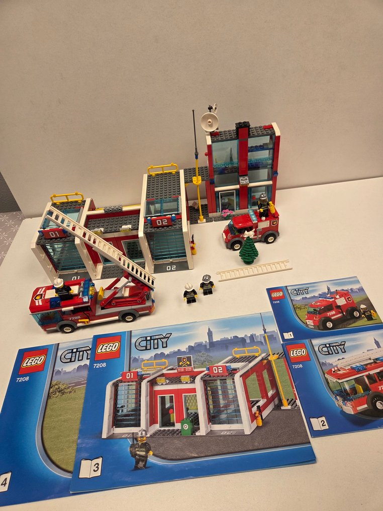 Lego Set - 7208 - Stad - 7208 Brandweerwagen #1.0