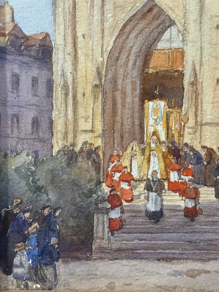 Luca Albino (1884-1952) - Uscita dalla Chiesa #3.2