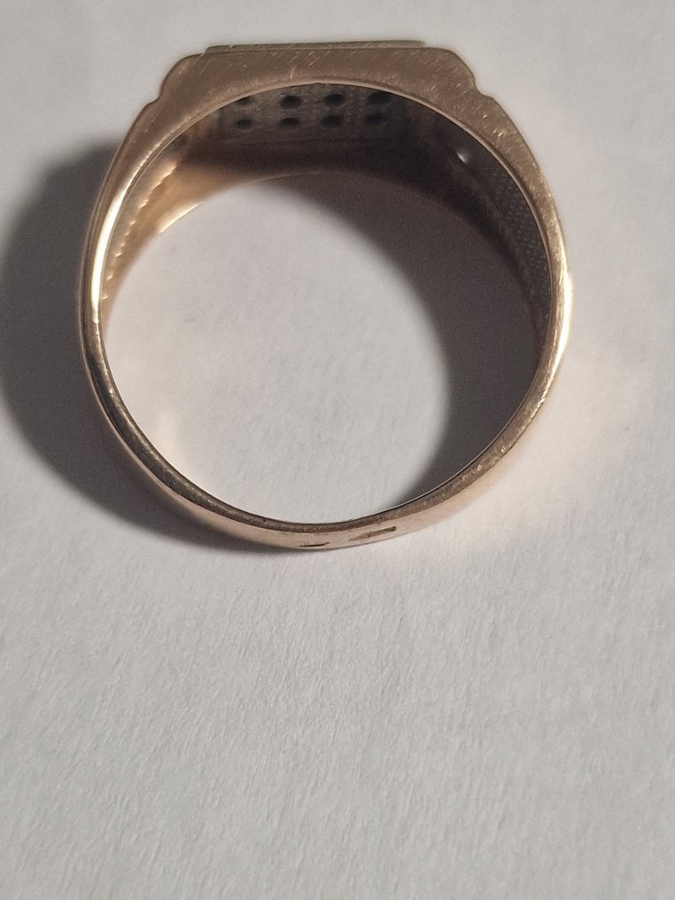 χωρίς τιμή ασφαλείας - Δαχτυλίδι - 14 καράτια Κίτρινο χρυσό, Λευκός χρυσός #4.3