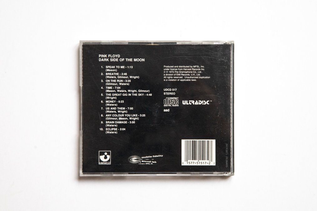 Pink Floyd - Rare 24k Gold Dark Side of the Moon ultradisc - CD - 1988 #4.3