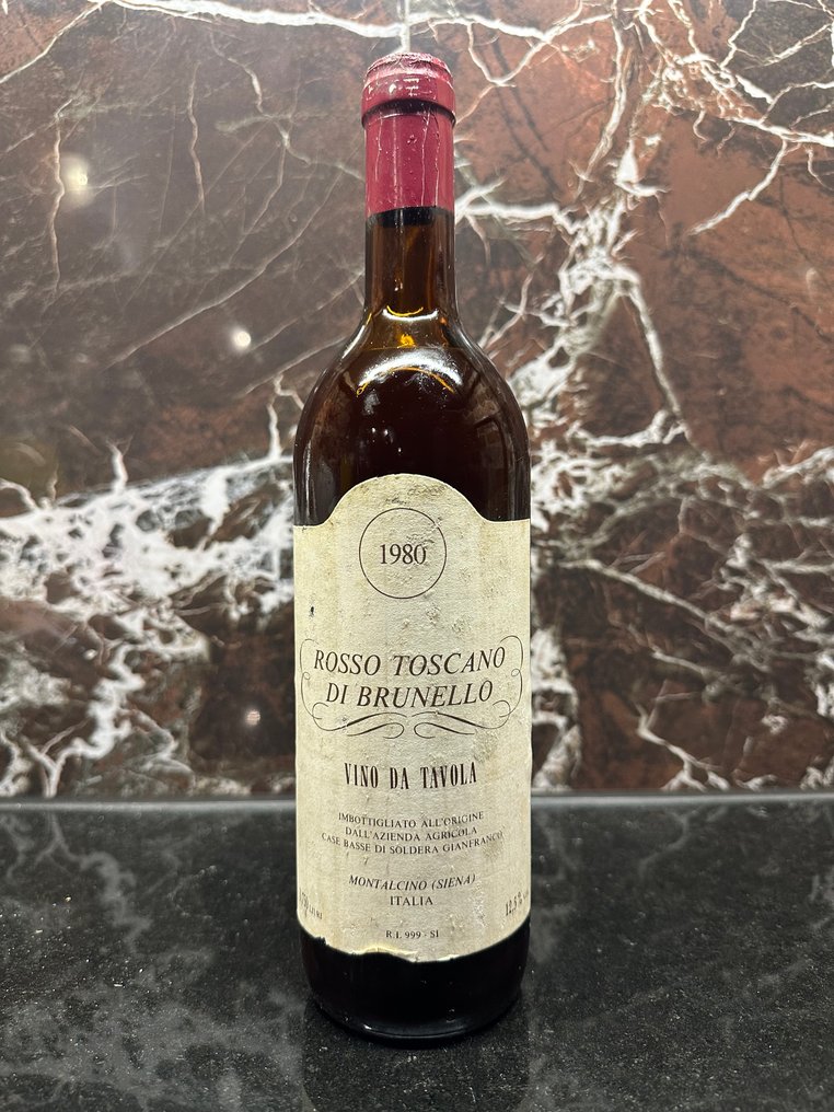 1980 Gianfranco Soldera, Rosso Toscano di Brunello - 蒙达奇诺·布鲁奈罗 - 1 Bottle (0.75L) #1.0