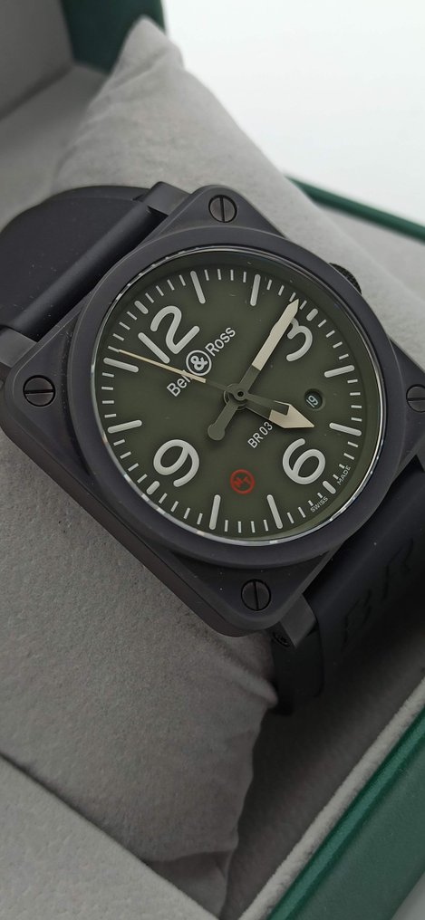 Bell & Ross - AUTOMATİC Military Type Green Dial Ceramic - BR03-92-CBl-04941 - Férfi - 2020 #4.3