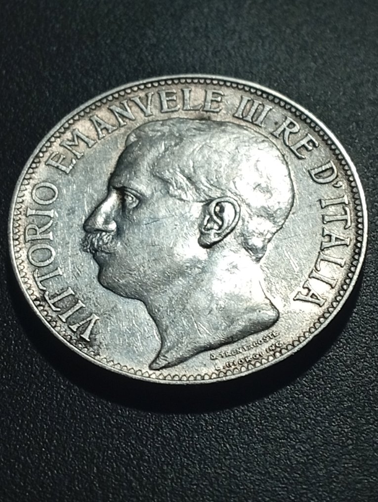Italia, Regno Vittorio Emanuele III. 2 Lire 1911 "Cinquantenario"  (Senza prezzo di riserva) #1.0