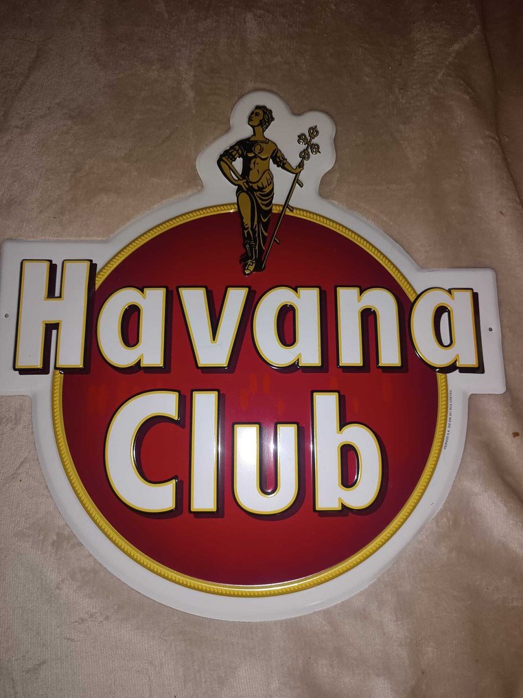 Havana club, plaque en métal. - 廣告牌 - 金屬 #4.3