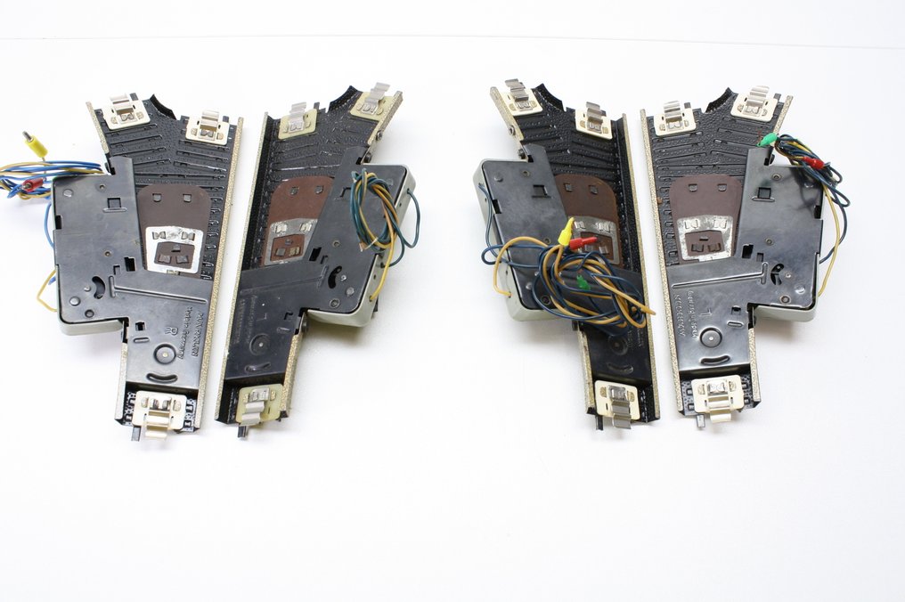 Märklin H0 - 模型火車軌道 (10) - 10x M轨道轨道 + 3轨（复古）Wissels #4.3